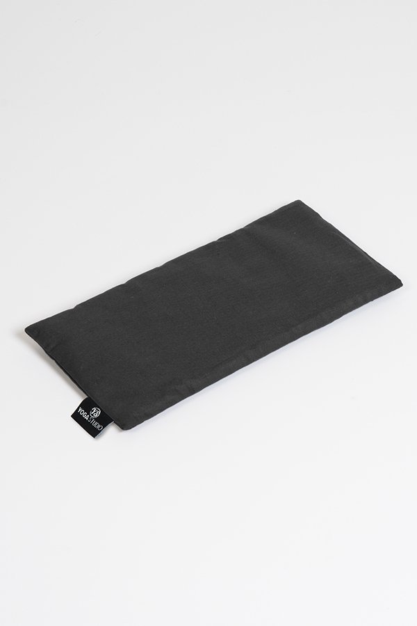 yoga studio linseed and lavender eye pillow graphite grey 2